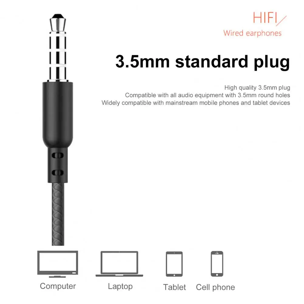 

Universal 3.5mm Bass HIFI In-ear Earphones Dual Speakers Subwoofer Stereo Sports Headet for Samsung huawei xiaomi