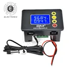Цифровой вольтметр Амперметр с ЖК дисплеем, постоянный ток 0-100 в, 10 А, ваттметр, измеритель напряжения и мощности, фотометр, термометр 12 В, 24 В, 36 В
