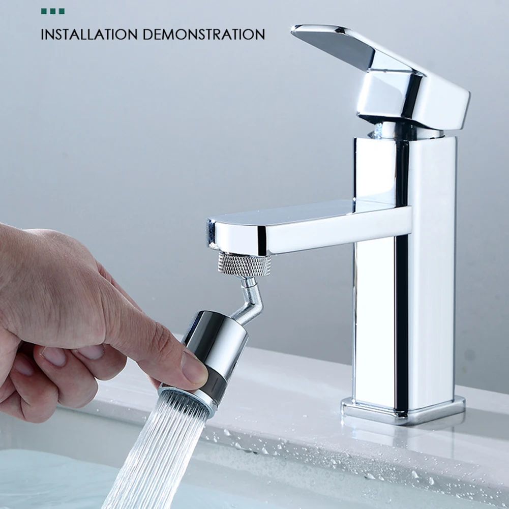 

Насадка-распылитель на смеситель, вращение на 720 градусов, 22-24 мм