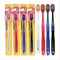 2pcs japanese toothbrush super soft bristle big head adult toothbrush adult cleaning toothbrush family set oral care t0129