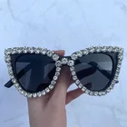 Солнцезащитные очки женские, кошачий глаз, UV400, в стиле ретро