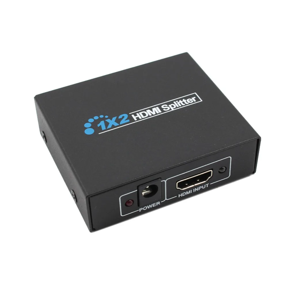 1x2 HDMI сплиттер удлинитель 2 порта аудио видео v1.3b 1080p адаптер для HD TV PS3 3D дисплей |