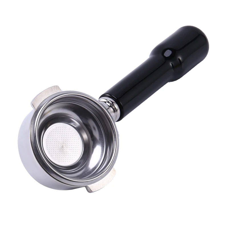 

58mm Commercial Coffee Handle, Stainless Steel Solid Wood Coffee Handle, E61 Single Mouth Handle