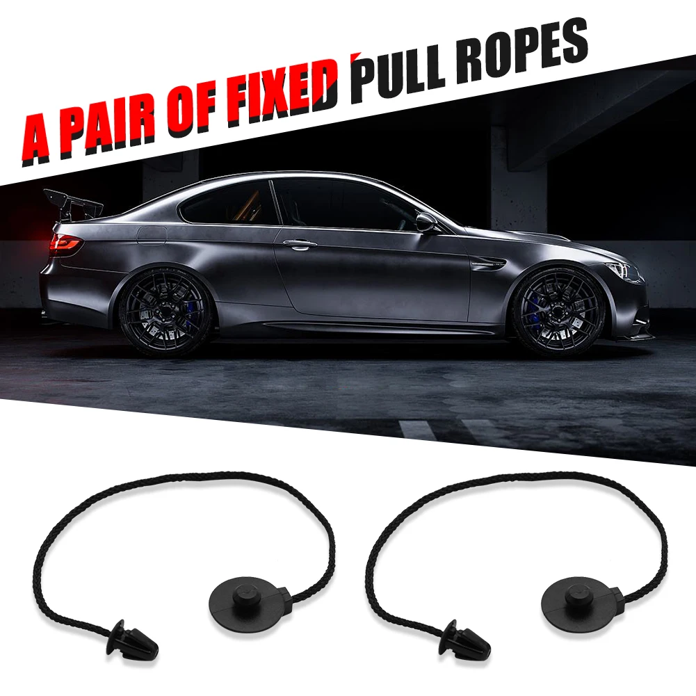 

VODOOL 2pcs Parcel Shelf Fixing Cord String Trunk Storage Package Tray Strap for Ford Focus Mk3 Hatchback 2012-2017