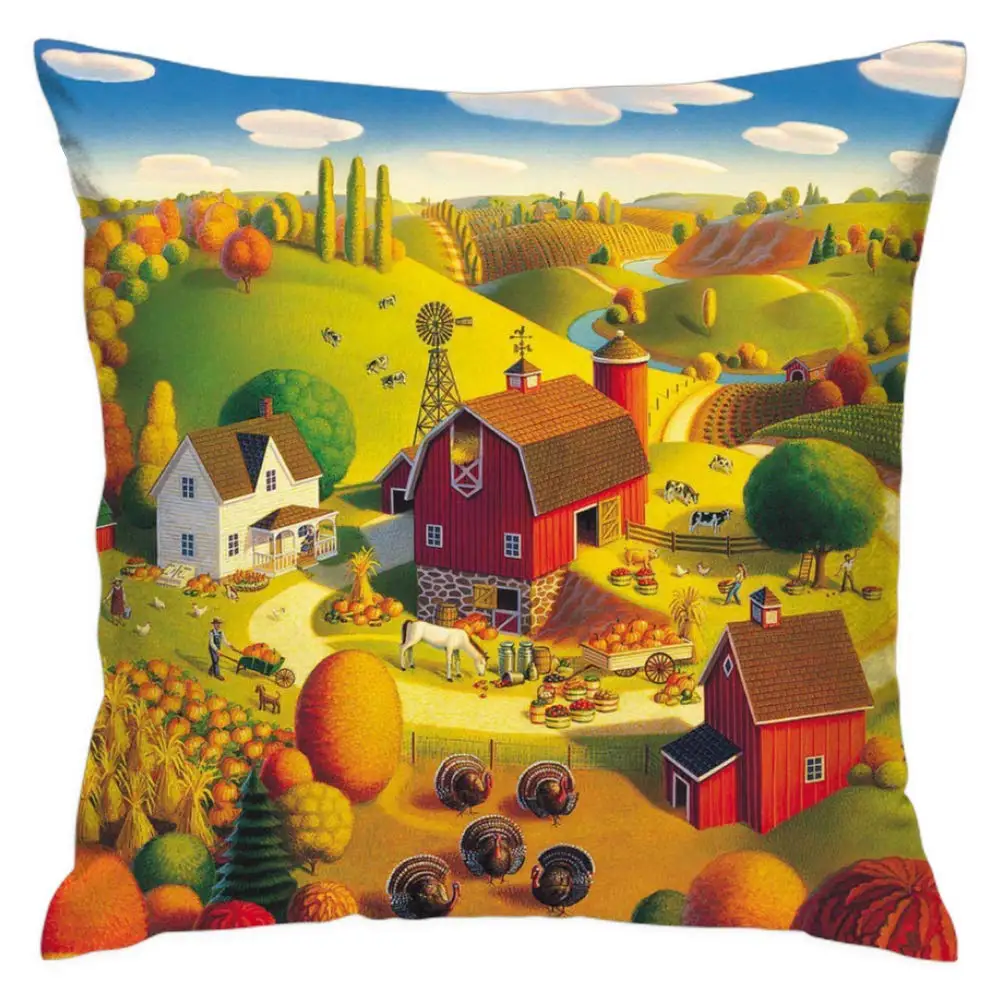 

Наволочка для подушки для домашнего декора, наволочка для декоративной Квадратной Подушки, 16X16 дюймов