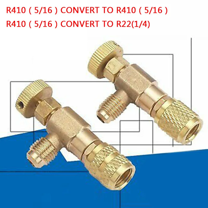 Предохранительный клапан R410/R22 заряжаемая система охлаждения адаптер клапана