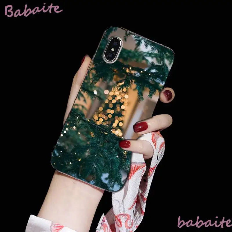 A13 Babaite Merry christmas зимний красивый светильник с узором чехол для телефона для iPhone 8 7 6 6S Plus X XS MAX 5 5S SE XR 11 11pro 11promax - Цвет: A13