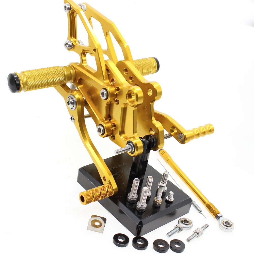 Регулируемые подножки для мотоцикла MFS Yamaha YZF R25 R3 2014 2015 2016 2017|Подставки под ноги| |