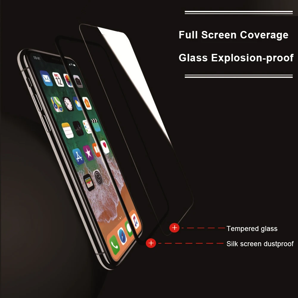Закаленная пленка с закругленными углами и полным Экран полное покрытие Стекло |