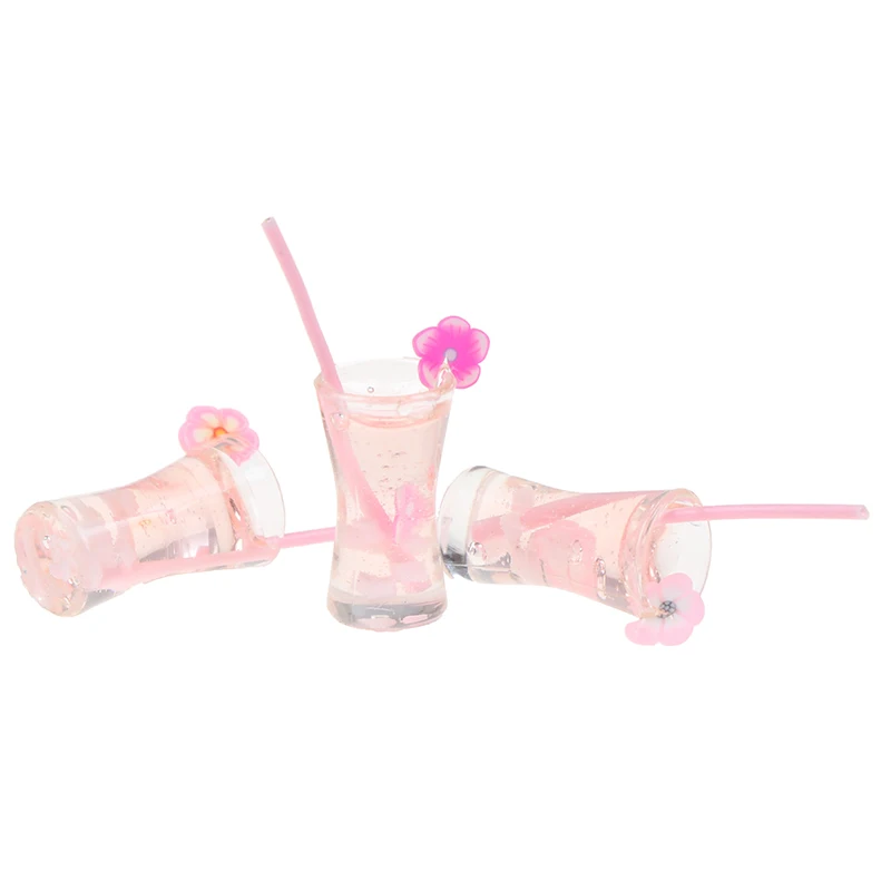 Сделай Сам миниатюрный кукольный домик сливы вишни пузырьковый напиток Кубок