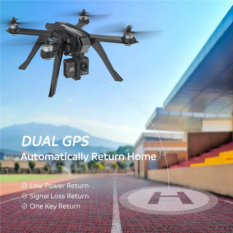 Potensic D85 GPS Дрон HD 1080p камера 5G WIFI FPV бесщеточный режим follow me дистанционное