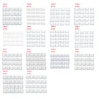 20 Противоскользящих колпачков для ножек, резиновые колпачки для ножек стола, стула, протектор для пола, мебельные прокладки для ножек, коврики для столов и кухни