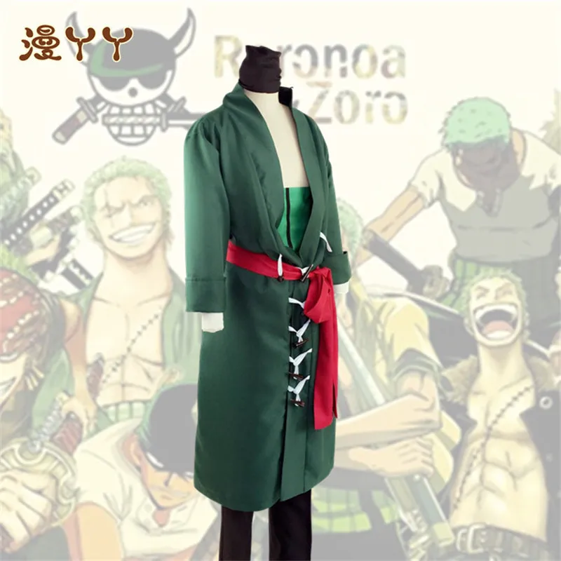 Anime ONE PIECE Roronoa Zoro cosplay costume Halloween Adult boys and girls Campus party stage props performance clothing | Тематическая