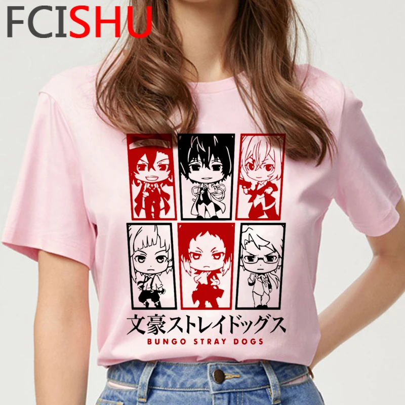 Godzilla с забавным мультипликационным принтом Футболка для женщин Kawaii аниме Осаму