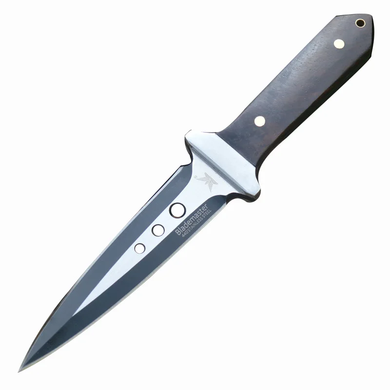 

Hysenss 440C Stainless Blade Wood Handle Fixed Blade Knife Outdoor Jungle Survival Hunting Camping Military Tactical Edc Tools