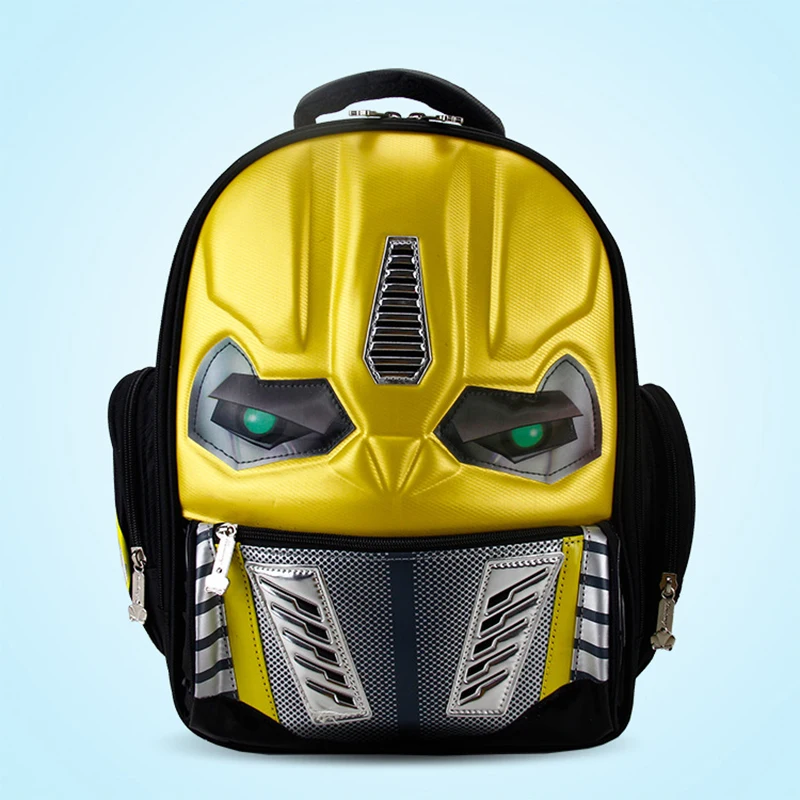 Рождественский подарок 2018 Водонепроницаемый 3D мультяшный робот школьные ранцы