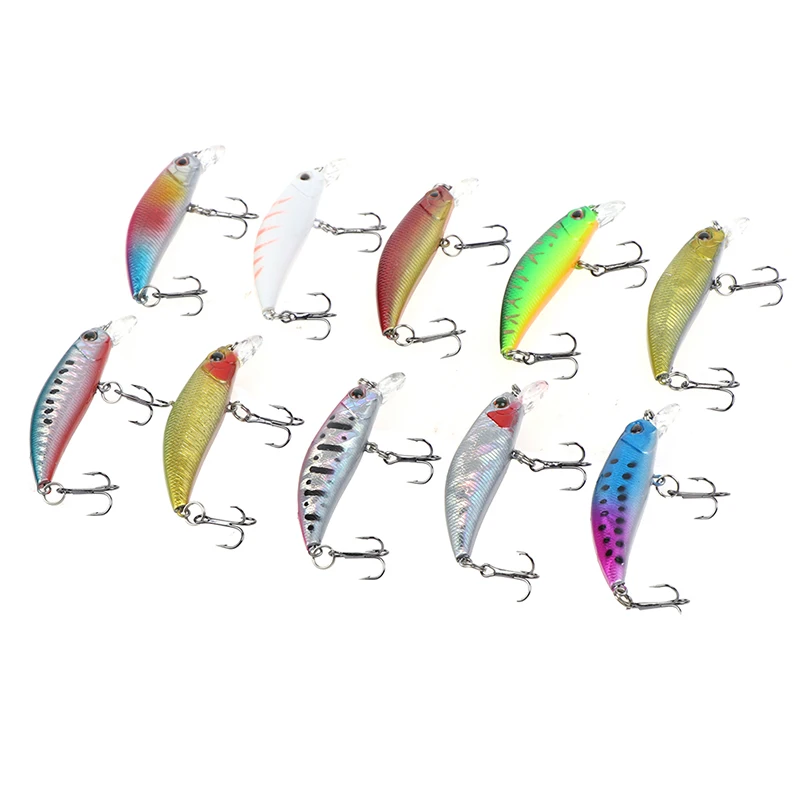 1 шт. 6 см плавающие искусственные жесткие приманки басы воблер щука тали с