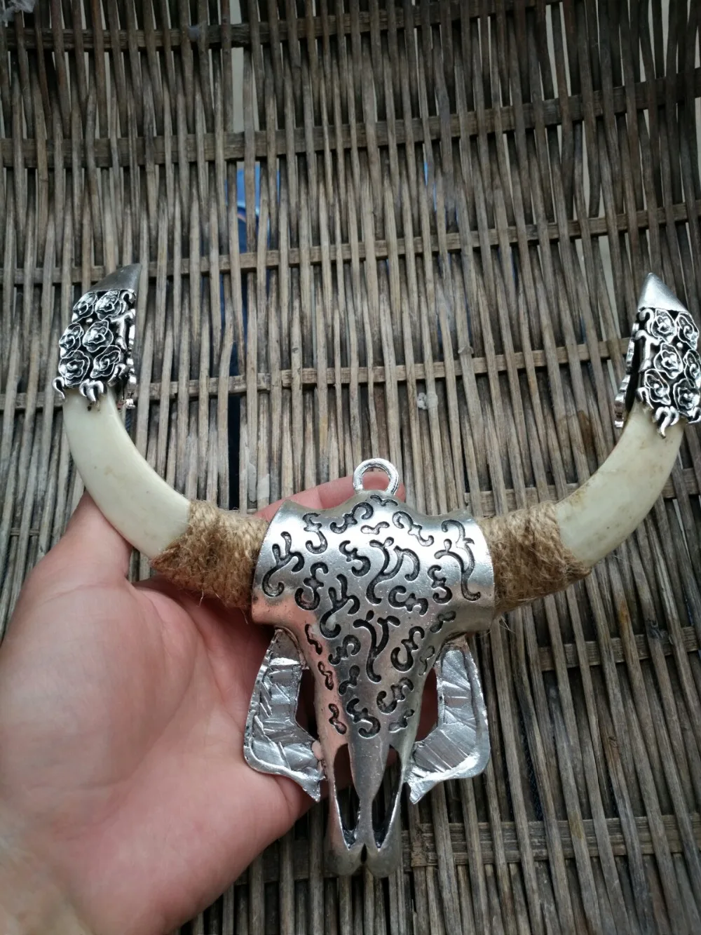 

Зубы дикой свиньи, встраиваемые из сплава, голова быка, дикий кабан, зубы, украшения, подарки