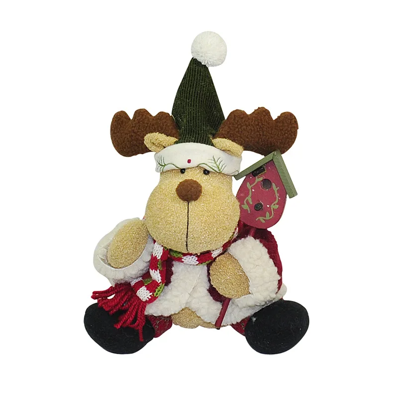 Рождественская кукла с оленем Новая от производителя маленькая и милая детская