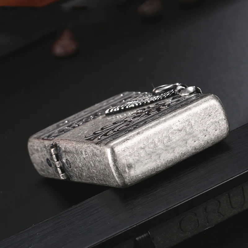 Ветрозащитная Зажигалка на керосин латунные масляные зажигалки в стиле ретро