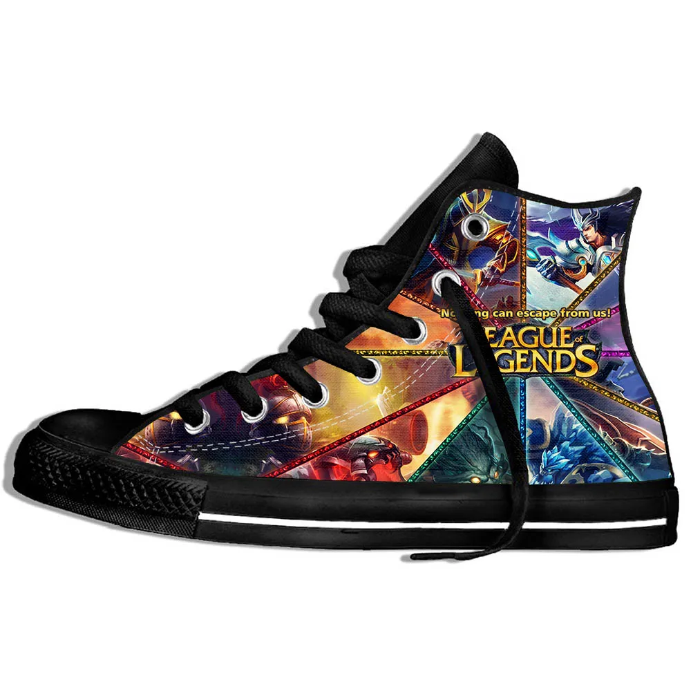 2019 hot fashion League-of-Legends 3D casual shoes for men/women high quality Harajuku printing Sneakers | Обувь