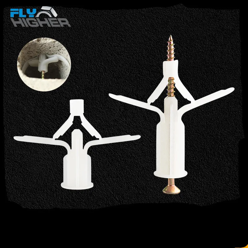 

Nylon Hollow wall plug/ Poly toggle anchor with tapping screw kit