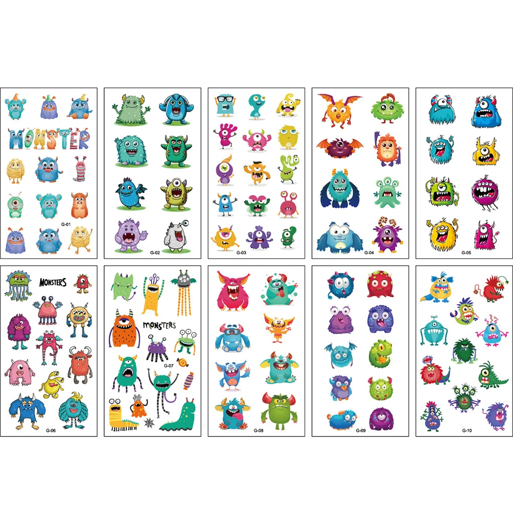 10 шт. Рождественский подарок на день Святого Валентина Хэллоуин мультфильм