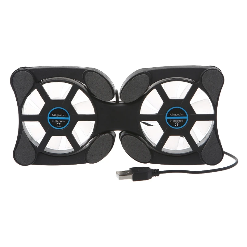 Складной USB двойной вентилятор кулер охлаждающая подставка Подставка для ПК MAC