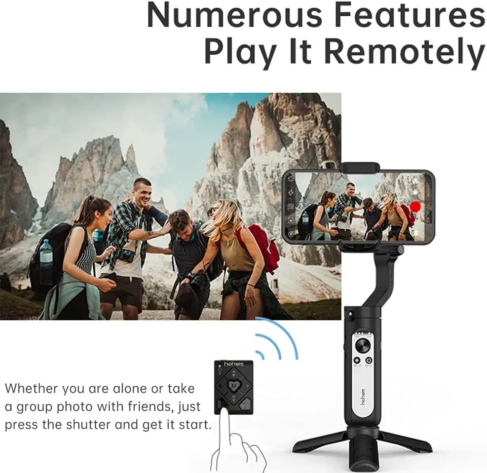 Hohem iSteady X2 3 Axis складной стабилизатор с пультом дистанционного управления для iPhone