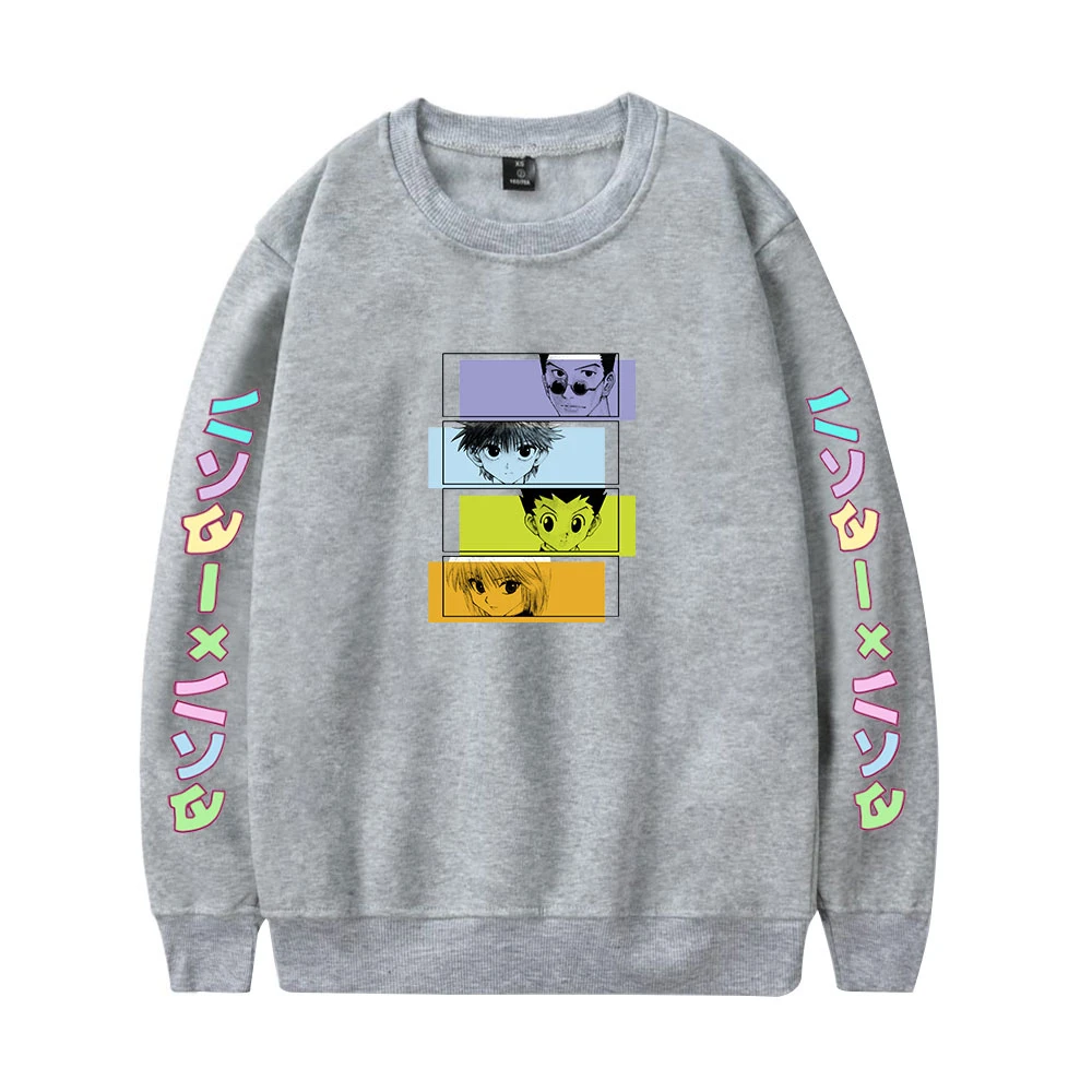 

Men's Sweatshirt Streetwear Anime Hunter X Hunter Hoodies Crewneck Pullover Autumn 2020 Man And Women Clothing