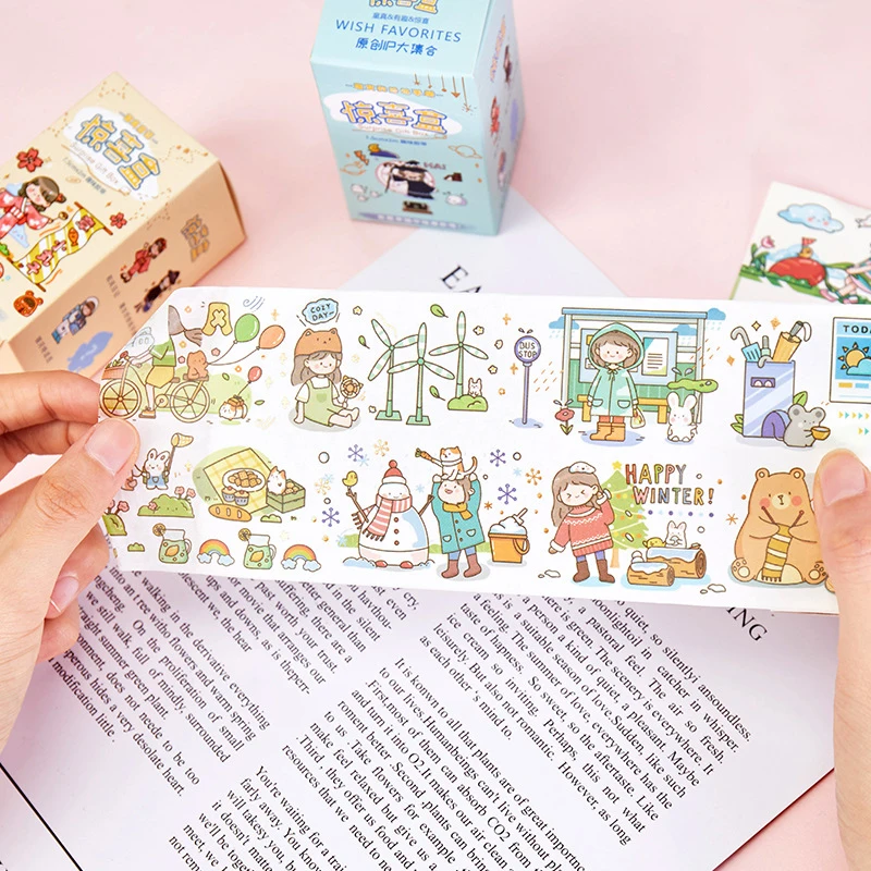 Мультяшная розовая стильная наклейка INS для девочек s ноутбука коробка горячего