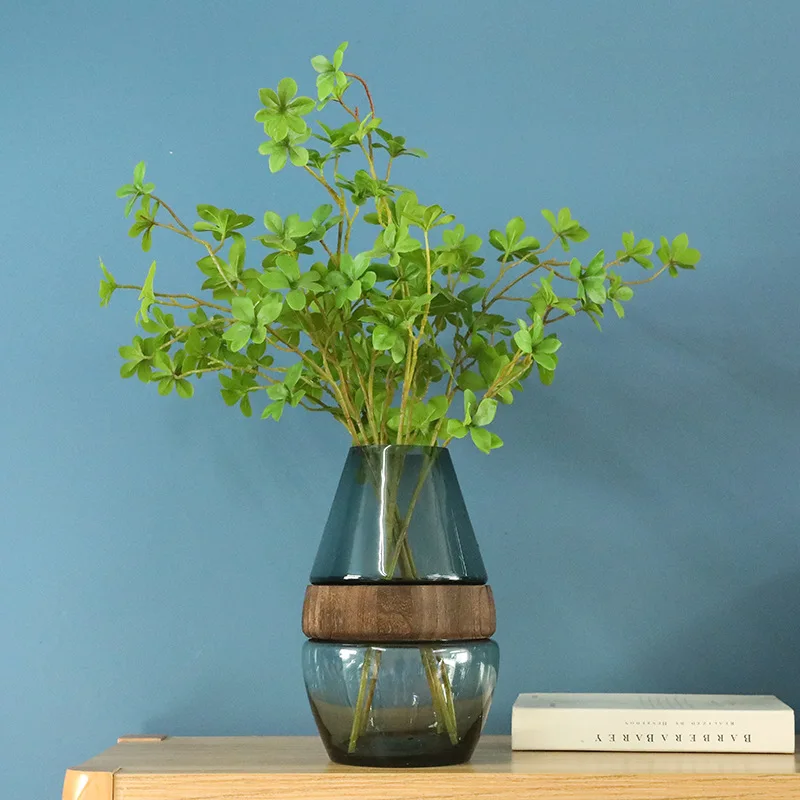 Роскошное современное искусство прозрачное стекло искусственное декор в