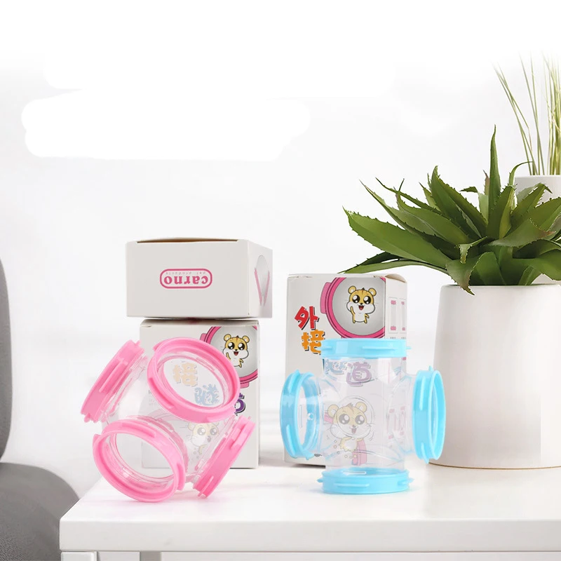 

1pc Multi Shape DIY Transparent Small Pet Hamster Toy Tubes Tunnels External Connect Cage House Pipeline Labyrinth Accessory