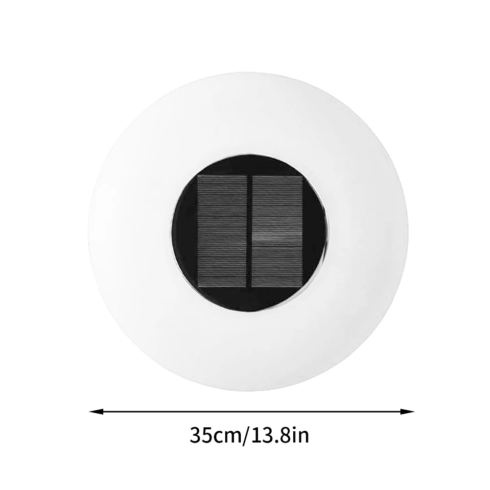 

LED Pool Inflatable Lamp Floating Light 7 Color Solar Round Lights Outdoor Swimming Pool Decoration For Emergency Lighting