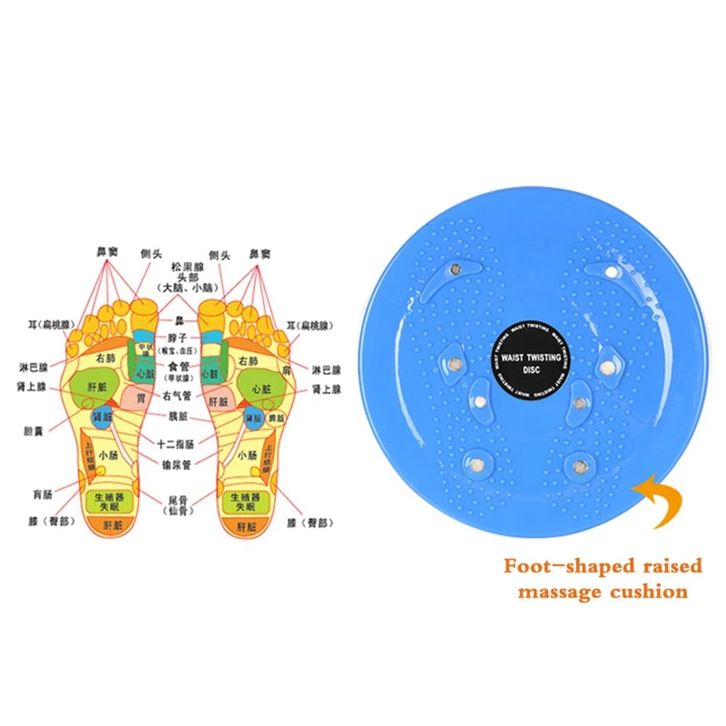 

Twist Waist Torsion Disc Board Aerobic Exercise Fitness Magnet Foot Exercise Yoga Training Health Twist Waist Board Sports x