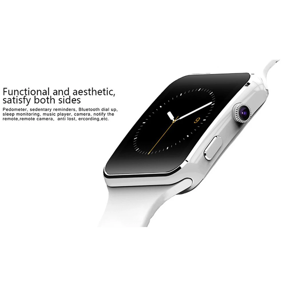Factory Direct X6 Smart Watch love Gift Bluetooth Wear Hot sale Card Internet access Camera Phone watch | Наручные часы