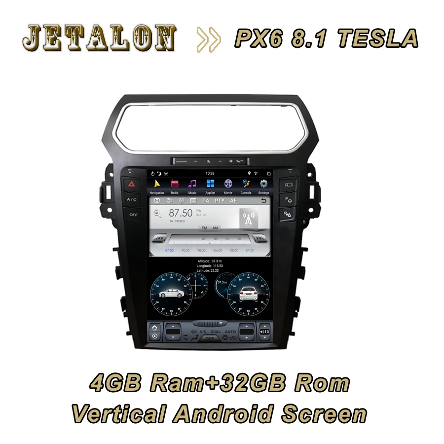 

Для FORD EXPLORER 2011-2016 SYNC2 12,1 "1280*800 высокое разрешение 4 ГБ ОЗУ 32 Гб ПЗУ навигация умный автомобиль Android вертикальный экран