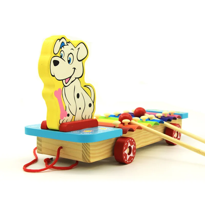 Красочные детские музыкальные инструменты игрушка деревянная рамка симпатичная