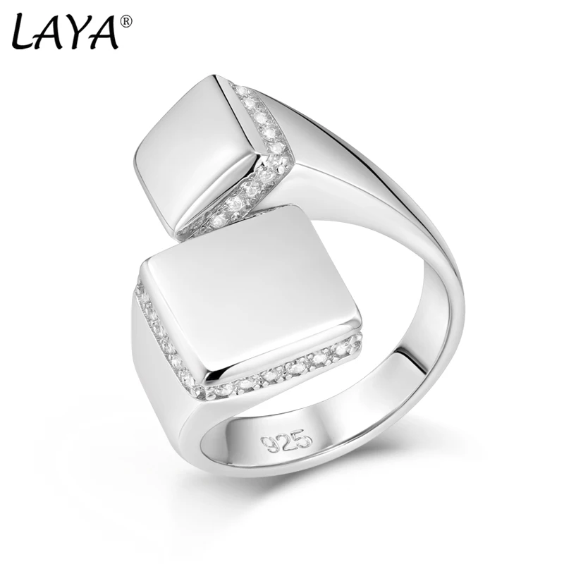

Laya Real 925 Sterling Silver Exotic Accessories Free Shipping Chrismas Creative Designer Ring For Women Korean Charm Jewelry