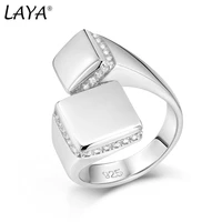 laya real 925 sterling silver exotic accessories free shipping chrismas creative designer ring for women korean charm jewelry