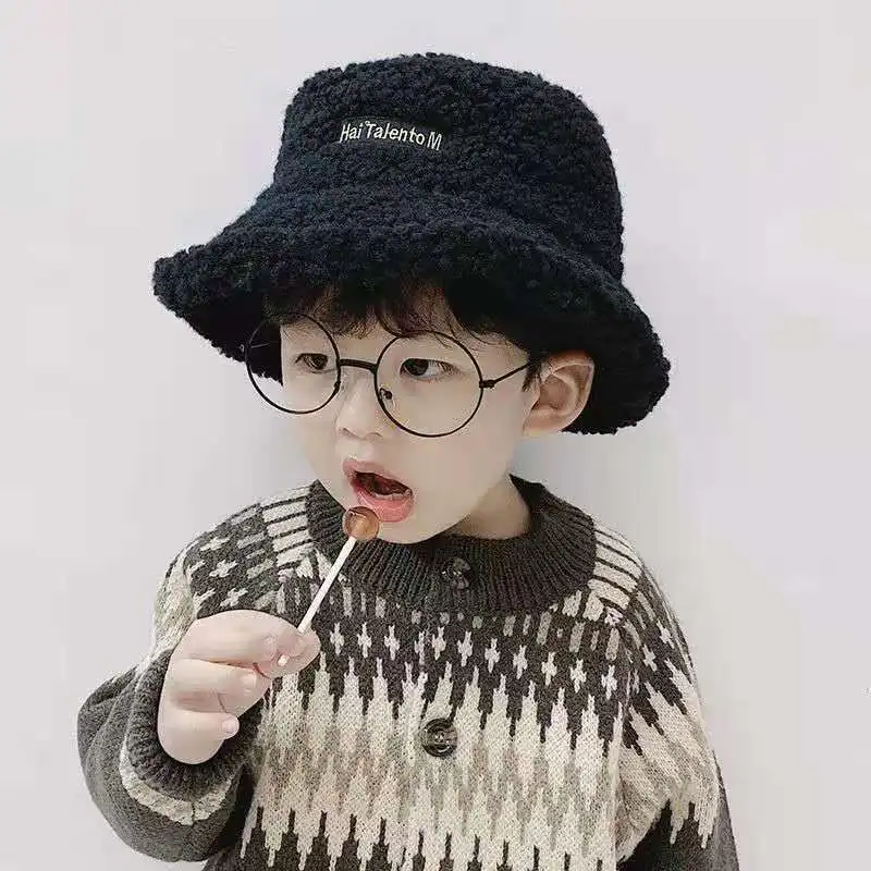 Шапка-Панама детская зимняя из хлопка с овечьей шерстью | Детская одежда и обувь