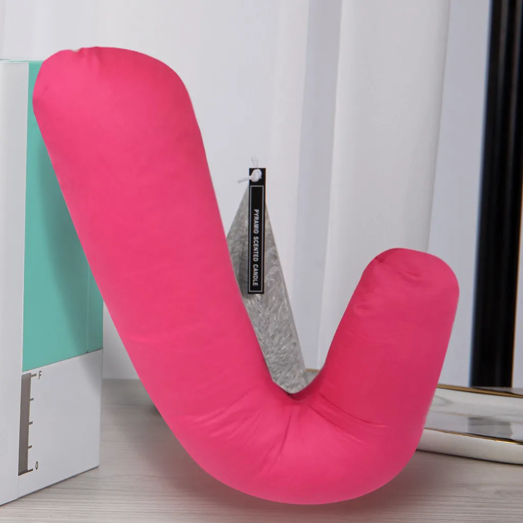 V образная подушка чехол одевалка: для кормления грудью вырез сзади Поддержка