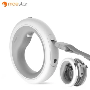 Xiaomi MOESTAR UFO 2,6 м выдвижной поводок для домашних животных перезаряжаемый светодиодный ночник 50 кг статическое напряжение поводок для собак