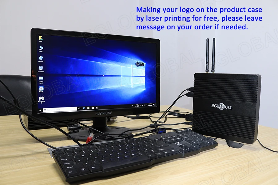 Дешевые windows 10pro Мини ПК компьютер Intel core i3/i5/i7/celeron настольный компьютер wifi HTPC безвентиляторный VESA крепление