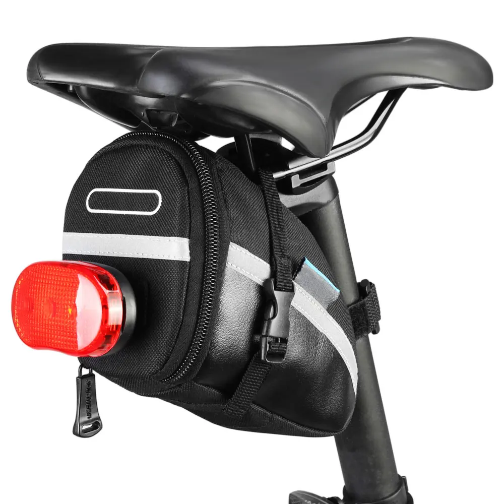 

1.2L Portable Waterproof Bike Saddle Bag Cycling Seat Pouch Bicycle Tail Bags Rear Pannier Cycling Equipment Bicycle Bags