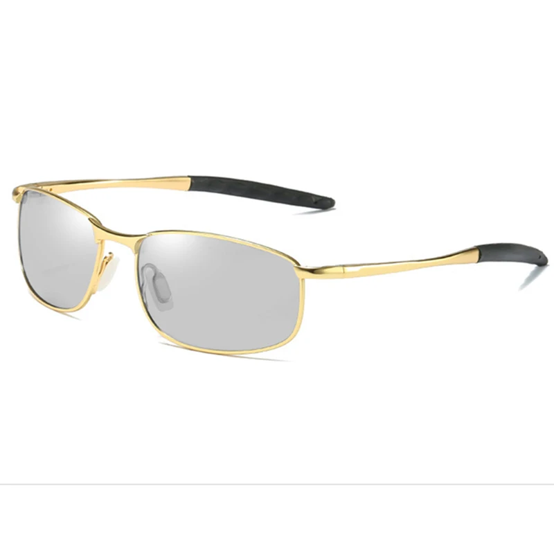 HD поляризованные солнцезащитные очки мужские переходная линза для вождения