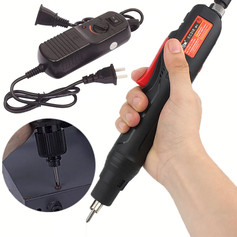 

KUAIQU Electric Screwdriver 3-18 Kgf Power Screwdriver Twistable Handle Household DIY Tool with 23pcs Bits Set EC308 EC318