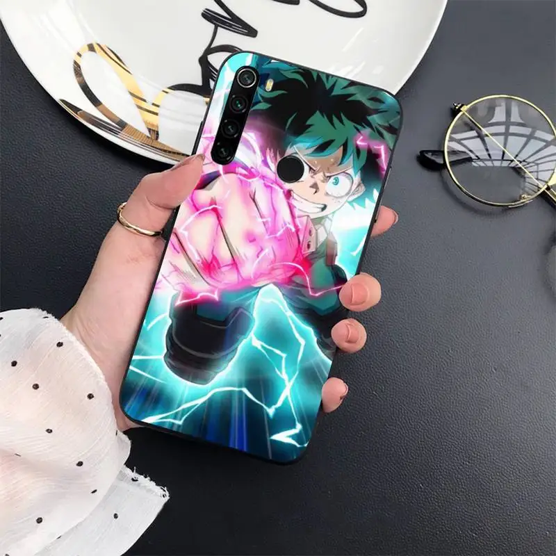 

Anime my hero academia figure Phone Case For Xiaomi Redmi Note 4 X 5 6 7 8 pro 6A