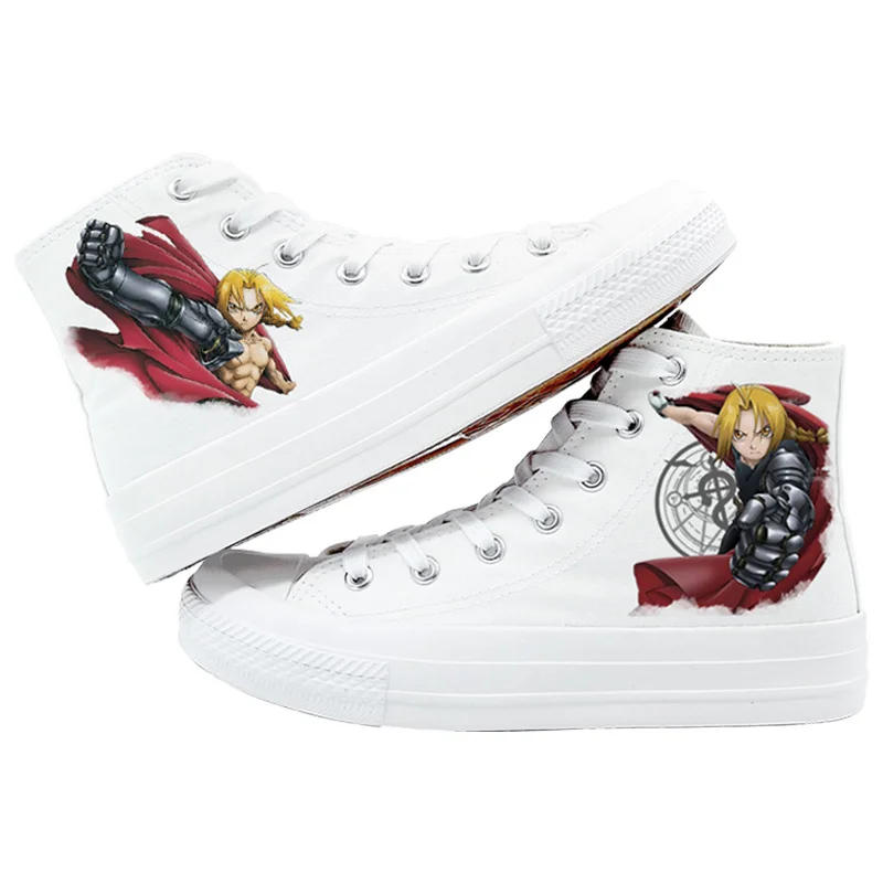 

Anime Fullmetal Alchemist Edward Elric plimsolls Fullmetal Alchemist Casual Canvas Shoes
