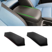 soft leather center armrest cover for toyota rav4 2016 2017 2018 car center control armrest box skin cover sticker trim